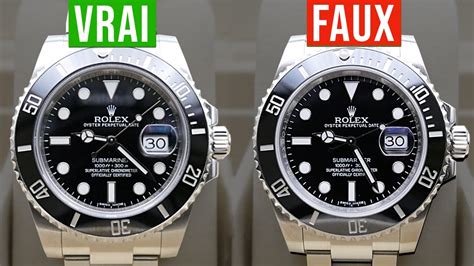 comment voir si une rolex est vrai|Dossier : Comment reconnaître une faus.